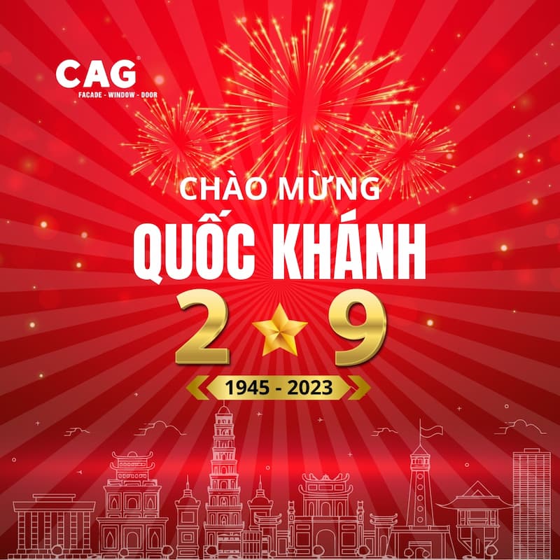 CAG thông báo: Lịch nghỉ lễ Quốc Khánh 2-9-2023